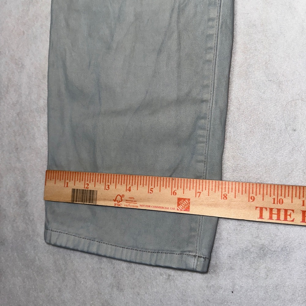 Joseph Abboud Pants Mens 34x30 Light Gray Good Casual Five Pocket Geometric - Picture 15 of 16